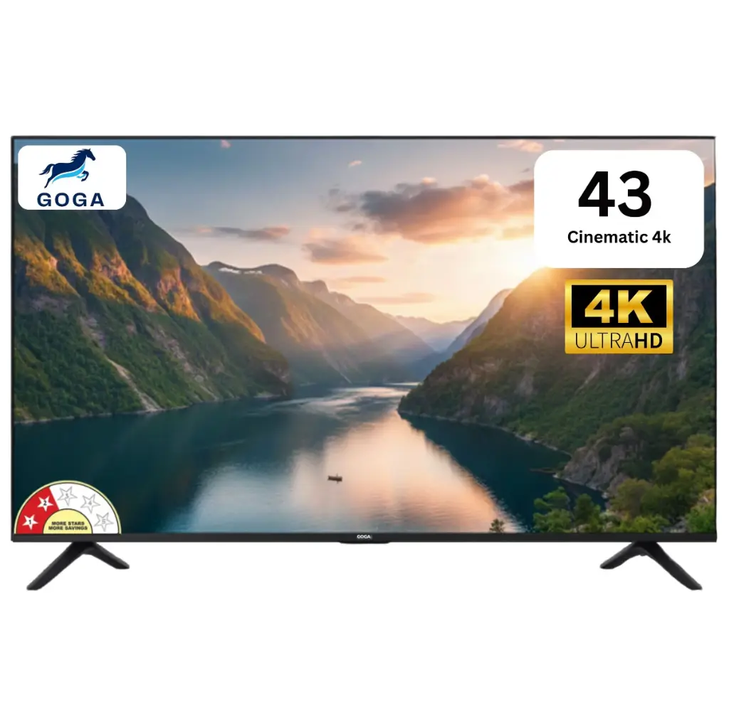 Goga 43" 4K Ultra HD Smart Google TV (2025) with Dolby Vision - GO43GLX