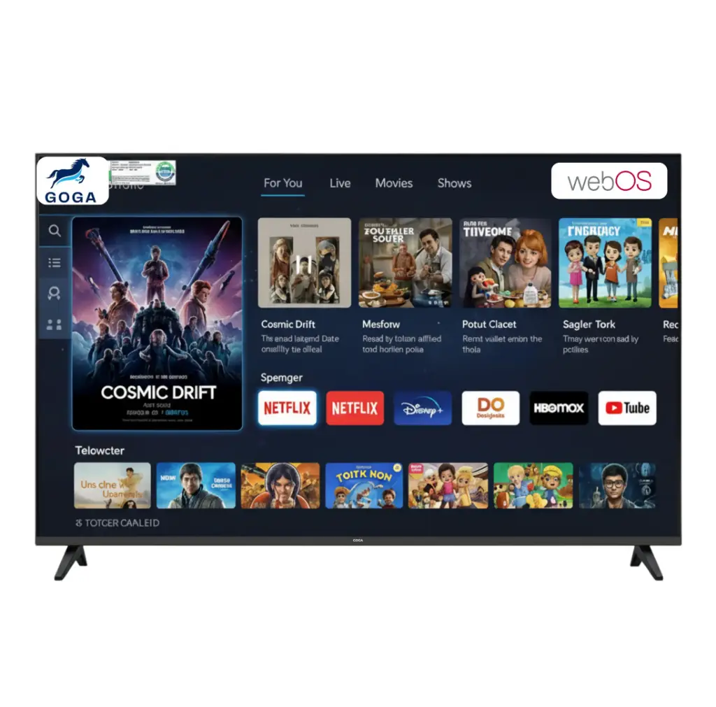 Goga 109.22 cm (43 Inch) HD Ready LED 2K Smart WebOS TV with DTS