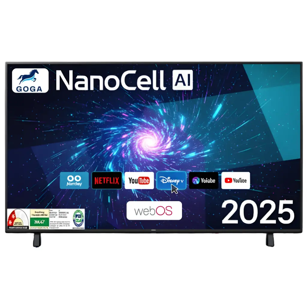 Goga 190.5 cm (75 inch) 4K Ultra HD Smart WebOS TV with AI Magic Remote (2025 model) 