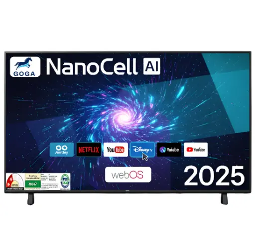Goga 190.5 cm (75 inch) 4K Ultra HD Smart WebOS TV with AI Magic Remote (2025 model) 